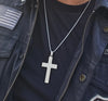 Contemporary Silver Christian Necklace